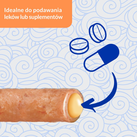 INABA Churu Rolls Vištienos receptas su tunu ir midijomis - skanėstas katėms - 4x10 g
