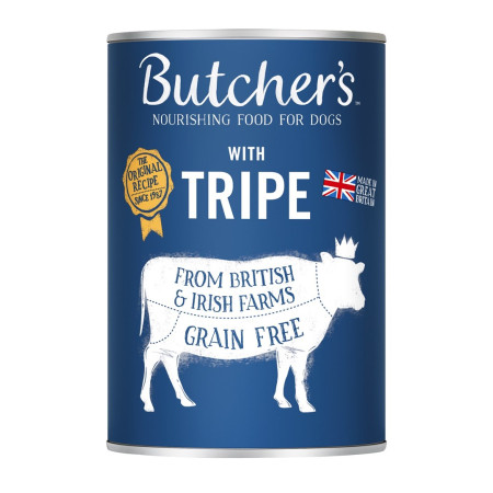 BUTCHER'S Original Tripe Mix Rumen Pate - drėgnas šunų maistas - 400 g