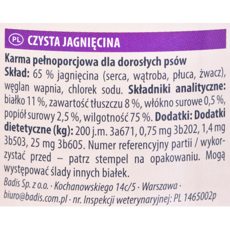 Animonda GranCarno ėrienos drėgnas maistas suaugusiems šunims 400 g