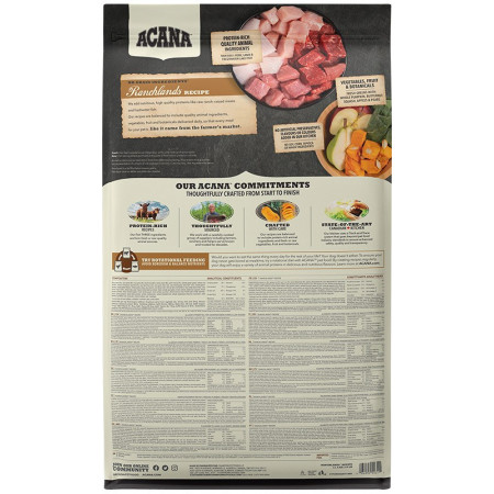 ACANA Rančų Šunų Maistas - 11,4 kg