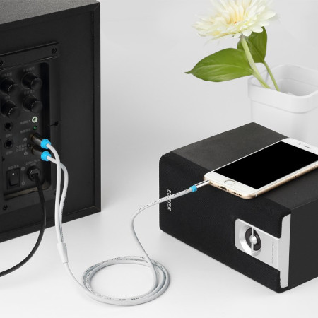 Vention BCFBF garso kabelis 1 m 3.5mm 2 x RCA