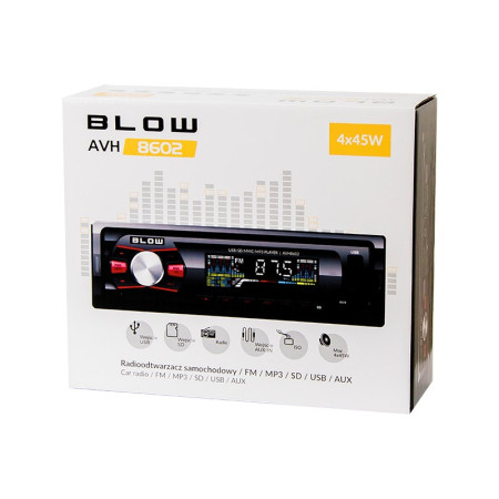 Automobilinis radijas BLOW AVH-8602 MP3/USB/SD/MMC