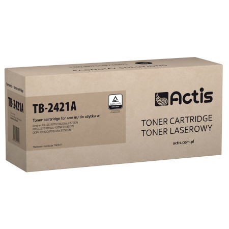 Actis tonerio kasetė TB-2421A (Brother TN-2421; juoda)