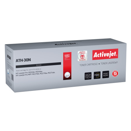 Activejet ATH-30N - pakaitinis HP 30A CF230A; juodas