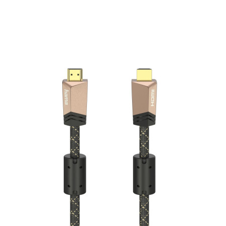Hama HDMI kabelis 1,5 m A tipo (standartinis) Bronza