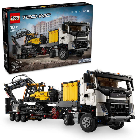LEGO Technic 42175 Volvo FMX sunkvežimis ir EC230 Electric ekskavatorius