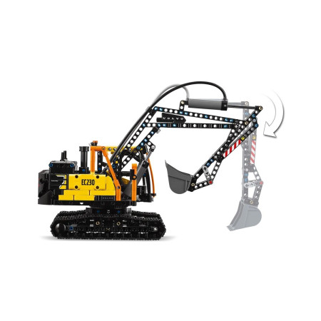LEGO Technic 42175 Volvo FMX sunkvežimis ir EC230 Electric ekskavatorius