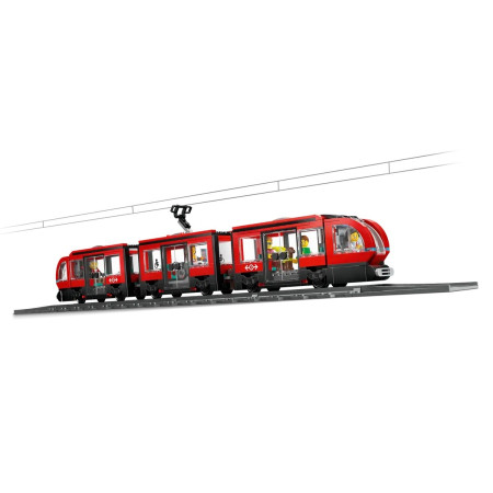 LEGO City 60423 Miestinis tramvajus su stotimi