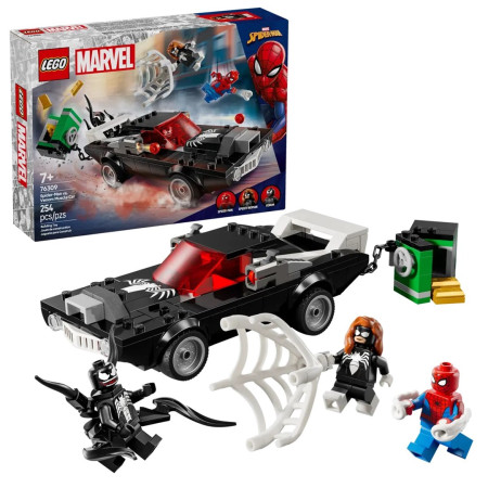LEGO Marvel 76309 Spider-Man prieš Venom automobilius