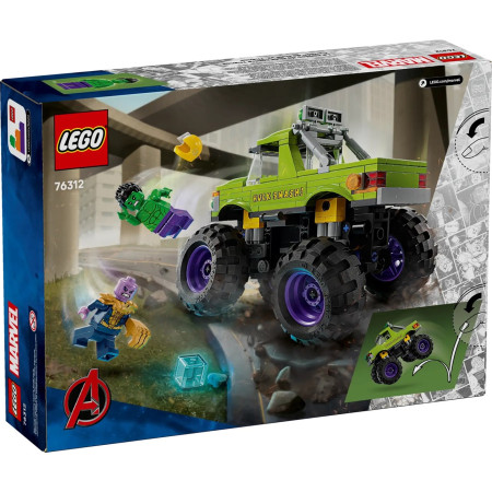 LEGO Marvel 76312 Monster truck Hulka prieš Thanos