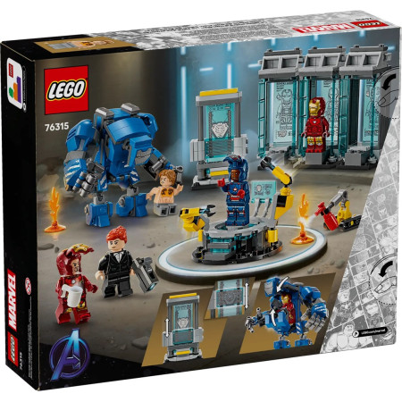 LEGO Marvel 76315 Iron Man laboratorija: Ginklų dirbtuvės