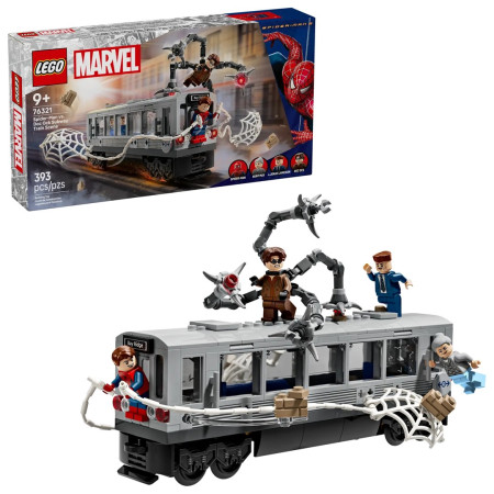 LEGO Marvel 76321 Spider-Man prieš Doc Ock — scena metro