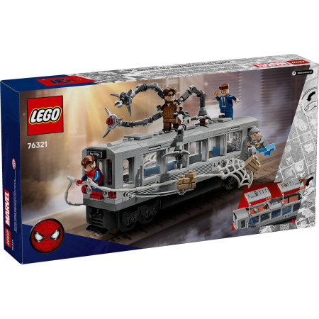 LEGO Marvel 76321 Spider-Man prieš Doc Ock — scena metro