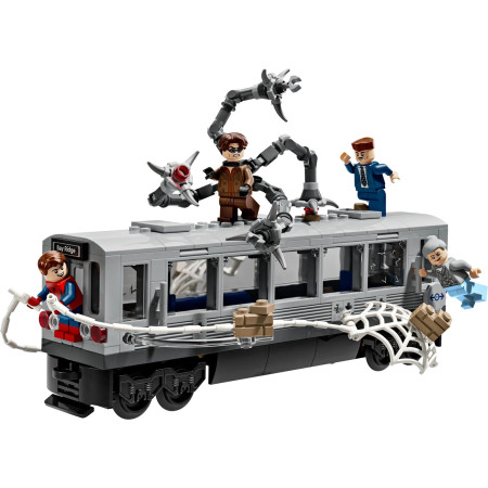LEGO Marvel 76321 Spider-Man prieš Doc Ock — scena metro