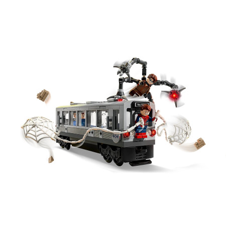 LEGO Marvel 76321 Spider-Man prieš Doc Ock — scena metro