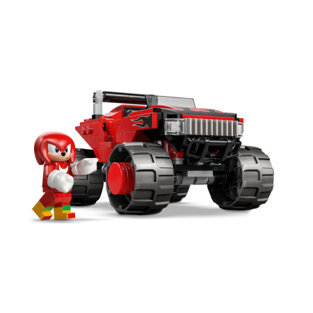 LEGO Sonic 77118 Silver su automobiliu prieš Knuckles
