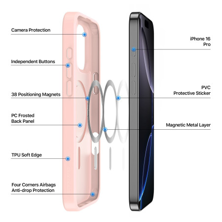 Dėklas Dux Ducis Yind Apple iPhone 16 Pro juodas