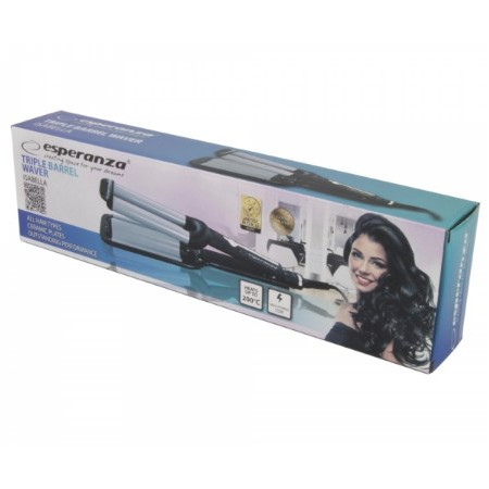 Esperanza Isabella EBL013 juodai sidabrinis