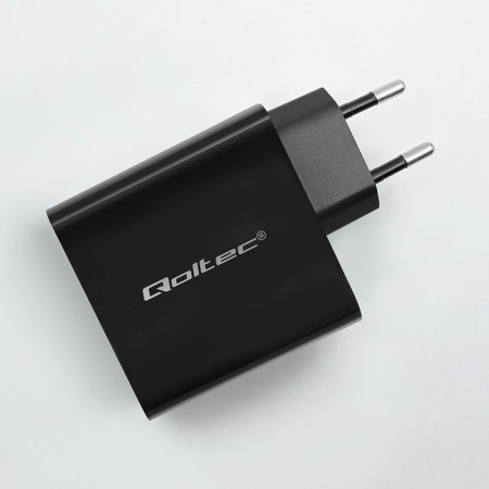 Qoltec Super Quick PD | 1xUSB-C | 65W | 5-20V | 3-3.25A | Juoda