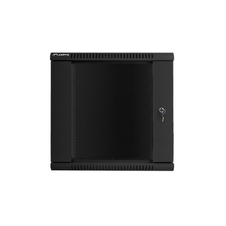 Lanberg 19" 12U 600x600 juoda pakabinama rack spinta V2