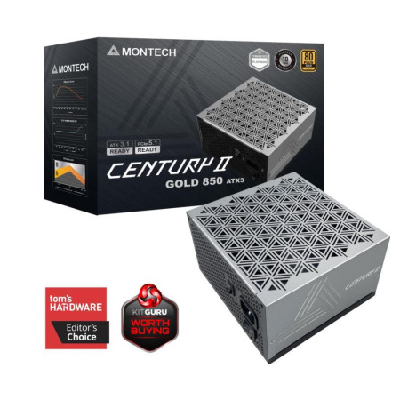 MONTECH CENTURY II ATX 850 W Maitinimo šaltinis
