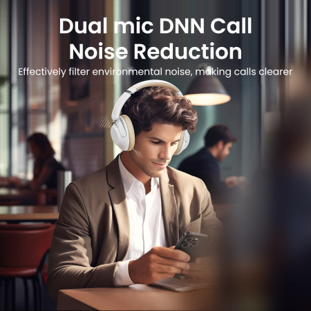 Ugreen HP202 HiTune Max5 - belaidės ausinės su hibridine triukšmo slopinimo sistema