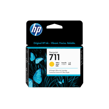 HP 711 29 ml Geltona DesignJet Rašalo Kasetė