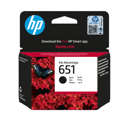 HP 651 Juodas originalus Ink Advantage kasetė