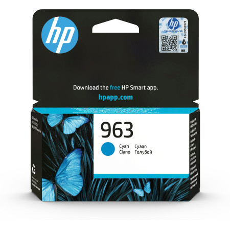 HP 963 Ciano Originalus Rašalo Kasetė