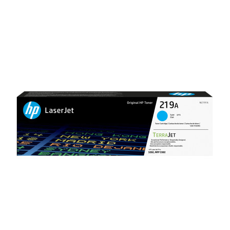 HP 219A Ciano Originalus LaserJet Tonerio Kasetė