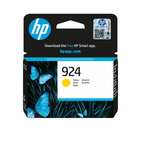 HP 924 Geltona Originali Rašalo Kasetė