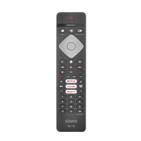 Savio RC-16 nuotolinio valdymo pultas TV Philips - Smart TV