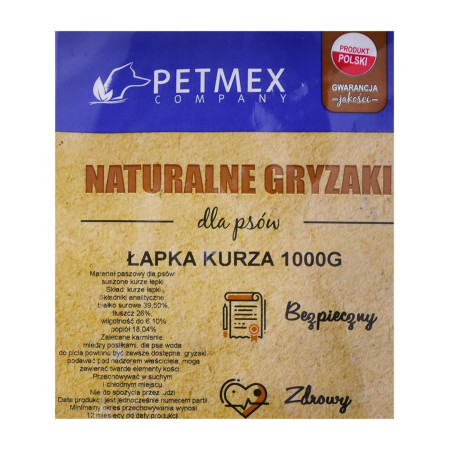 PETMEX vištos koja - kramtukas šunims - 1kg