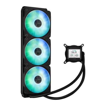ASUS Prime LC 360 ARGB LCD procesoriaus aušintuvas 12 cm juodas