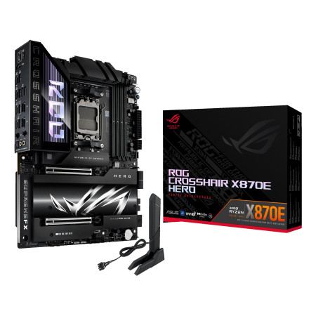 ASUS ROG CROSSHAIR X870E HERO motininė plokštė ATX