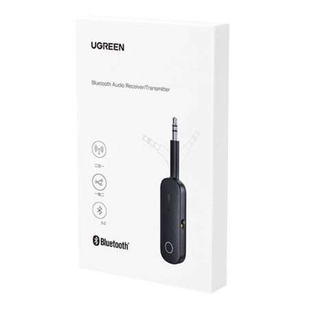 AUX siųstuvas / imtuvas UGREEN CM403, Bluetooth 5.0 (juodas)