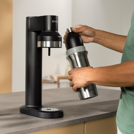 Brita SodaTrio 1 L Plienas juodas