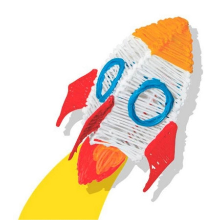 3Doodler Start Eko Filamentas | 2.5mm | 250 vnt. | Neon Glow spalvos