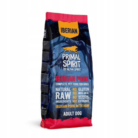Primal Spirit Iberian 70% kiauliena šunims 12kg