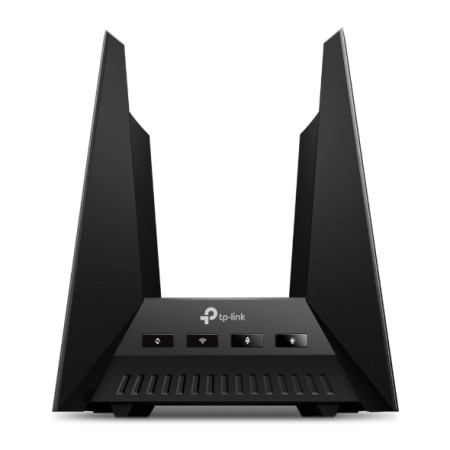 TP-Link Archer GE800 belaidis maršrutizatorius su 10 Gigabit Ethernet, Trijų dažnių juosta (2,4 GHz / 5 GHz / 6 GHz), Juoda