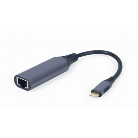 GEMBIRD USB-C į LAN adapteris, pilkas