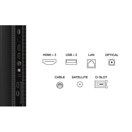 TCL P7K 50P7K televizorius 127 cm (50") 4K Ultra HD Smart TV „Wi-Fi“ Metalinis 430 cd/m²