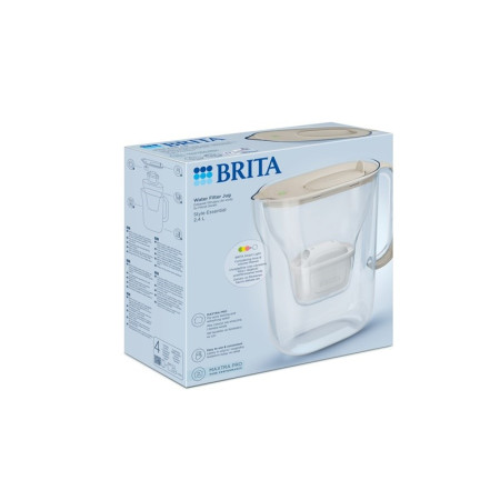 Brita Style Essential+1 Maxtra Pro PP filtravimo ąsotis (smėlio spalvos)