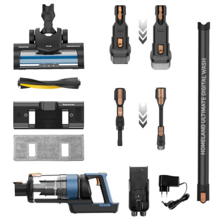Taurus Homeland Ultimate Digital Wash belaidis dulkių siurblys su šluotos funkcija