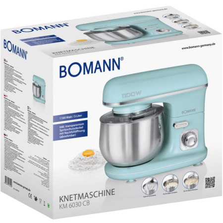 Bomann KM 6030 CB virtuvinis kombainas 1100 W 5 L Mėtų spalva