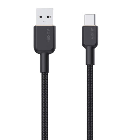 AUKEY USB A į C kabelis 1m Juodas