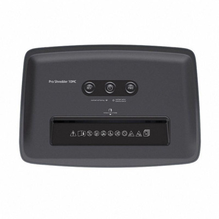HP PRO SHREDDER 10MC smulkintuvas, mikro pjaustymas, P-5, 10 kortelių, 20 l, tamsiai pilkas
