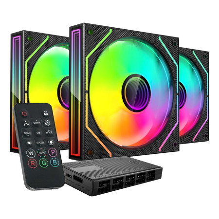 Mars Gaming MF3DPROKIT Aušinimo sistema 12 cm Juoda