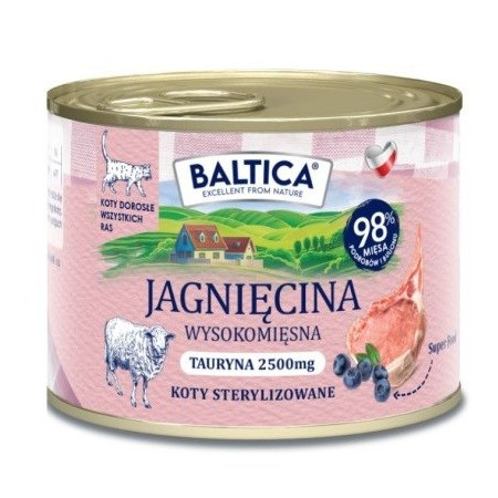 BALTICA SMAKI REGIONÓW Suaugusiųjų katė, aviena 185g