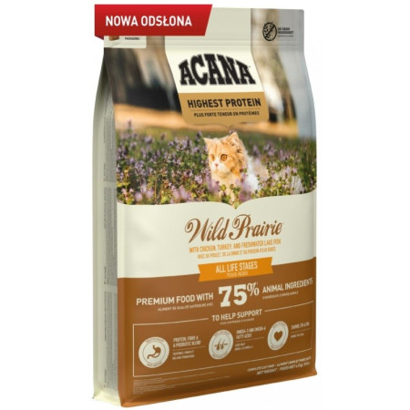ACANA Wild Prairie - sausas kačių maistas - 4,5 kg